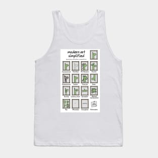 modern art simplified Tank Top